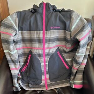 Columbia Women’s Omni- shield - Black,Pink, grey winter coat.  size xl